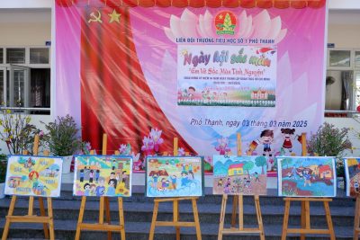 Ngày hội sắc màu chủ đề ” Em vẽ sắc màu tình nguyện”