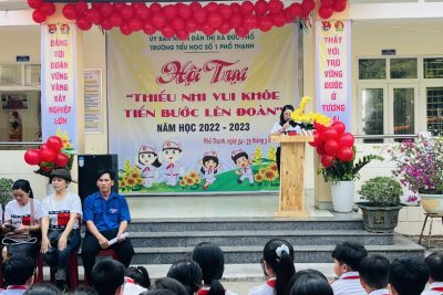 Hội trại “Thiếu nhi vui khỏe, tiến bước lên Đoàn”